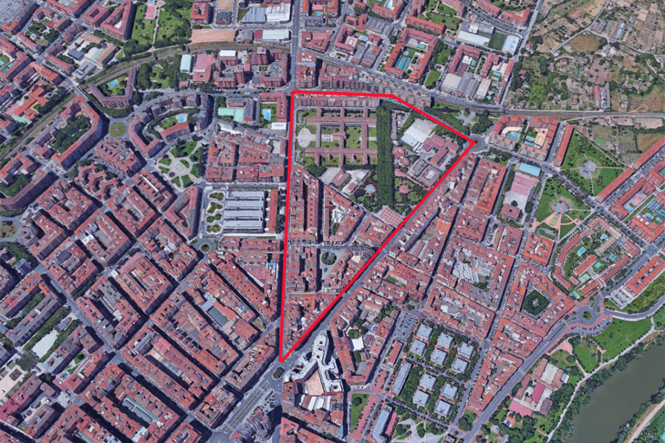 Zona delimitada del entorno de Murrieta como nueva área pacificada.