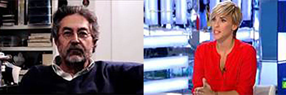 Los periodistas Antonio Rubio y Natalia Hernández. / NR