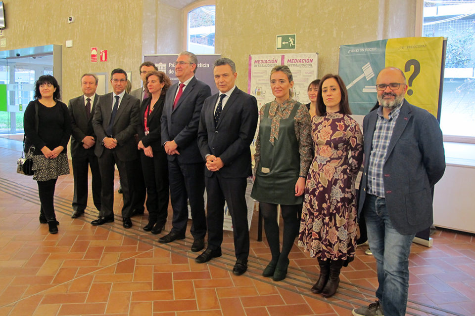 Presentación del punto de información en el Palacio de Justicia. / NR