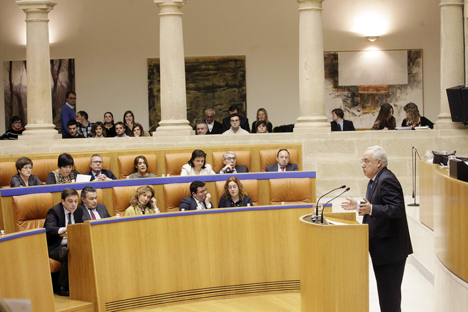 Ceniceros, durante su intervención en el Pleno. /NR
