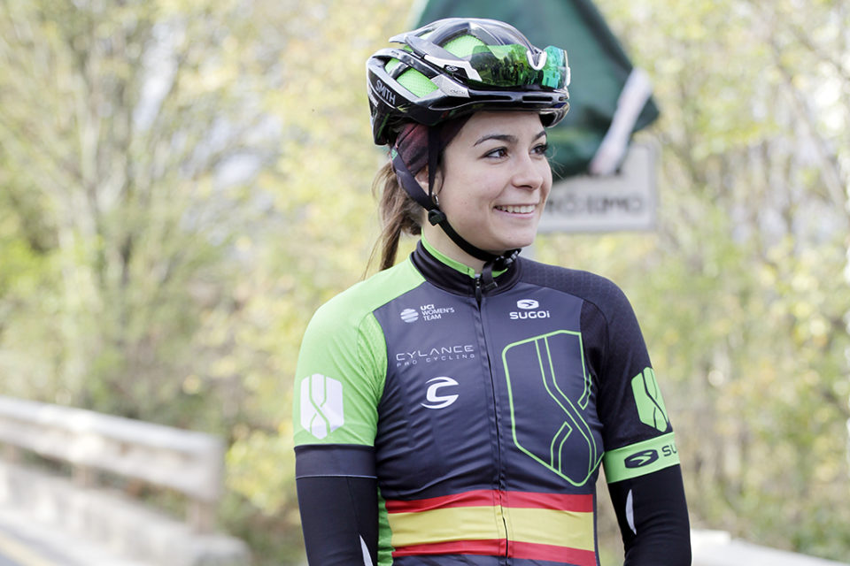 La ciclista Sheyla Gutiérrez. / Ingrid