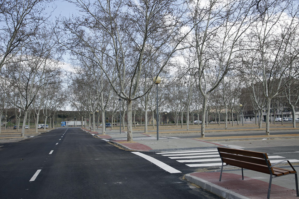 El aparcamiento de Las Norias, tras la reurbanización. / Ingrid