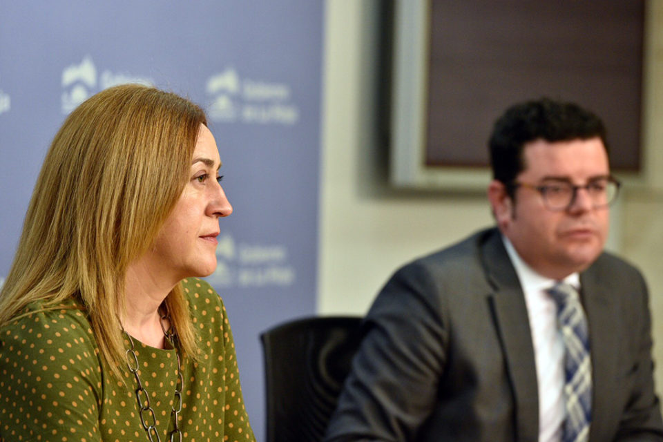 Begoña Martínez y Alfonso Domínguez. / NR