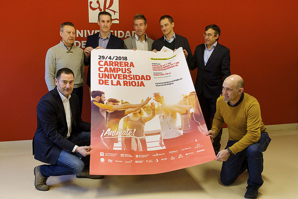 Acto de presentación de la Carrera Campus que tendrá lugar el domingo 29 de abril. / Universidad de La Rioja