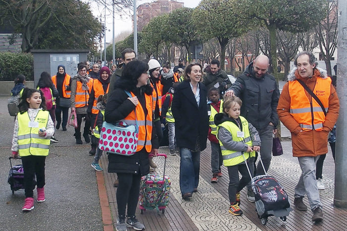 Al cole, mejor a pie