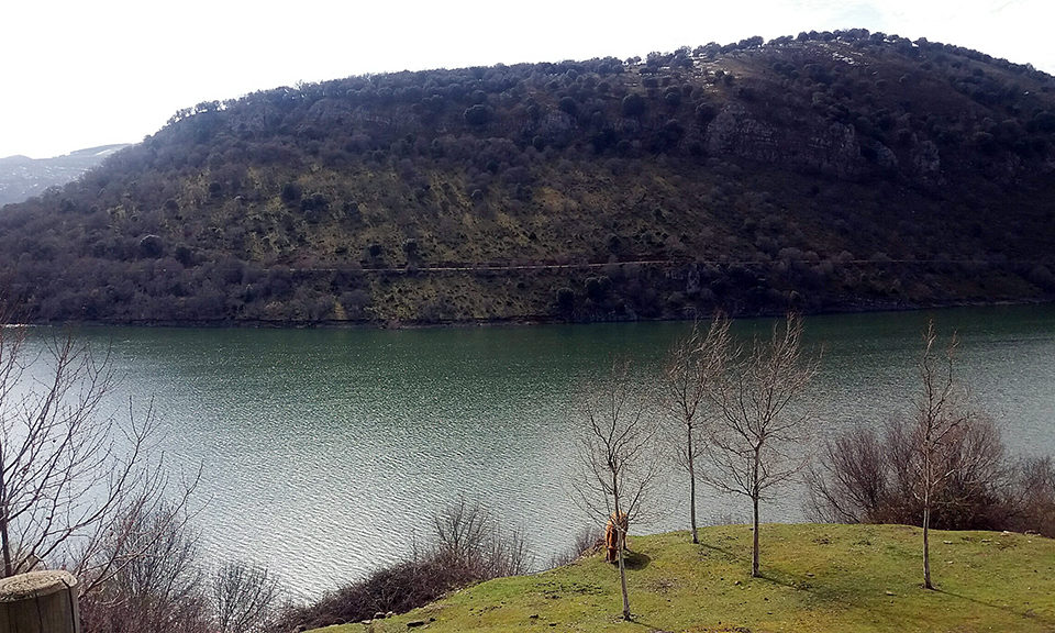 Imagen de archivo del pantano de Mansilla, que está al 86% de su capacidad. / NR