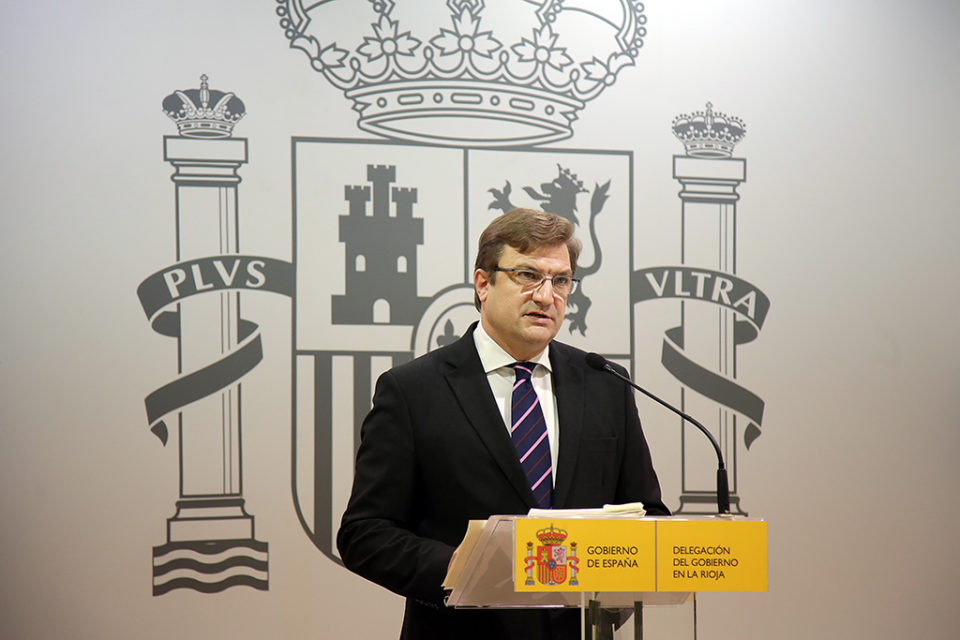 Alberto Bretón, delegado del Gobierno en La Rioja. /CLARA LARREA