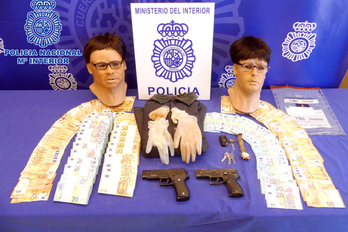 Detenidos dos atracadores tras retener a seis personas y robar 100.000 euros en Logroño