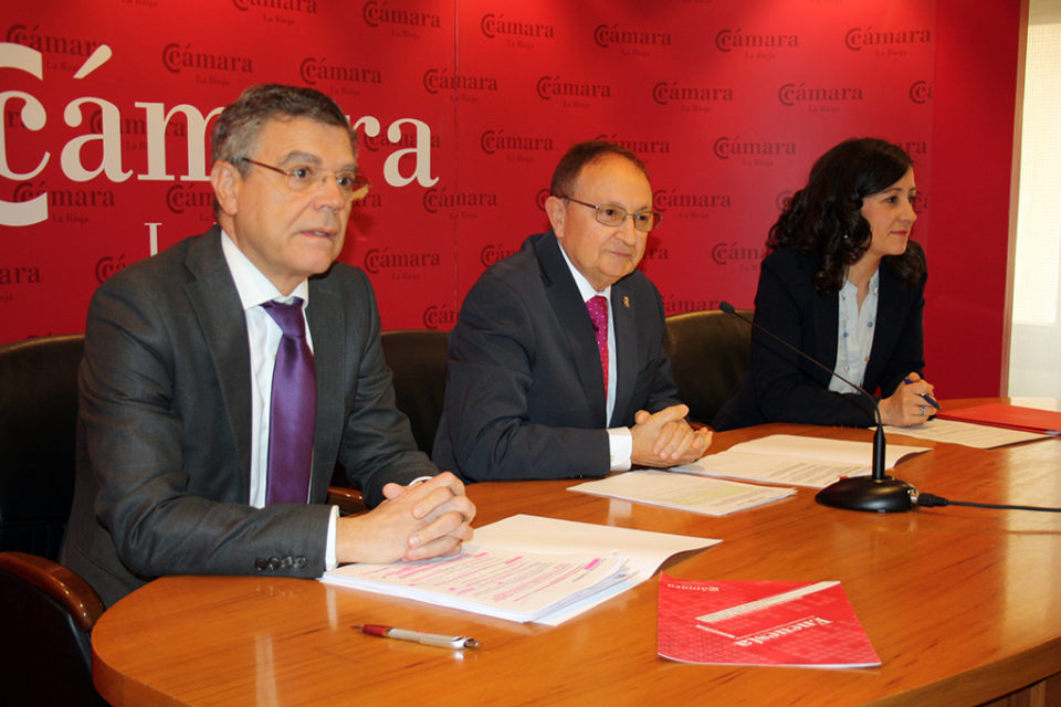 Florencio Nicolás, José María Ruiz Alejos y Cristina Navarro, durante la rueda de prensa. / NR