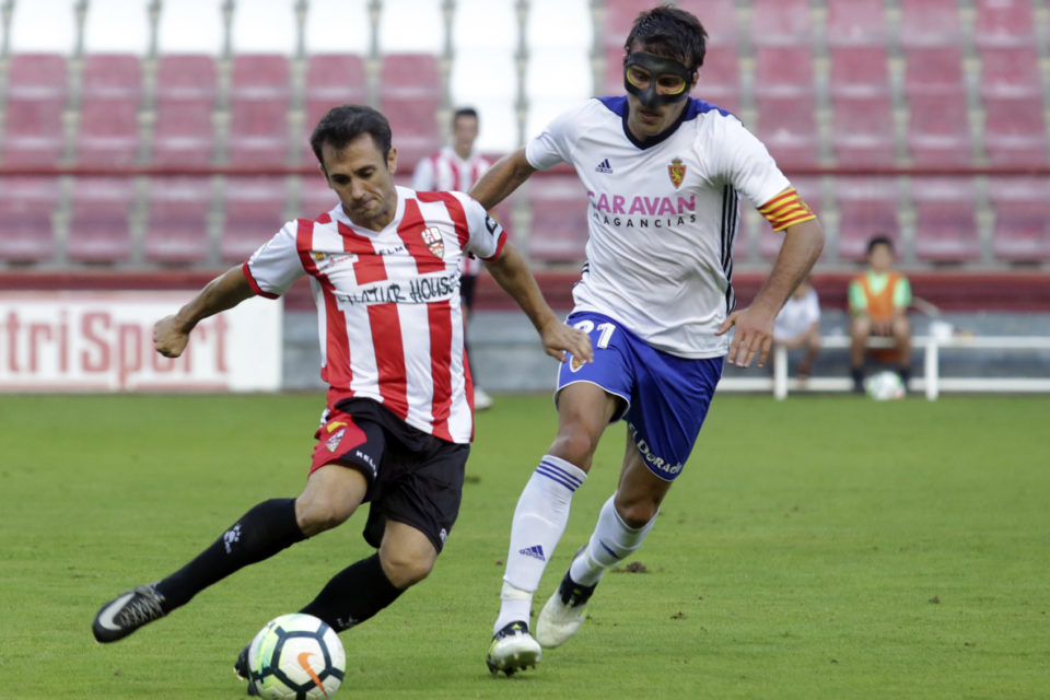 Muneta, en el amistoso de inicio de temporada con el Zaragoza. / Clara Larrea