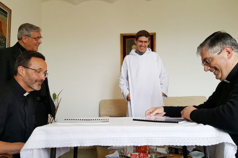 De izquierda a derecha, Josep María Sanromá, Josep María Soler, Agustín Prado y Alfredo Bartolomé. / NR