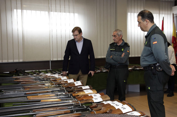La Guardia Civil subastará 202 armas el próximo 4 de junio