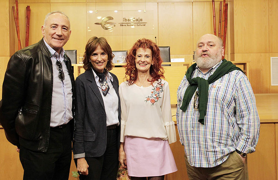 De izquierda a derecha, Juan Bernabé, Maite Ciriza, María José Marrodán y Elías del Río. /Ingrid