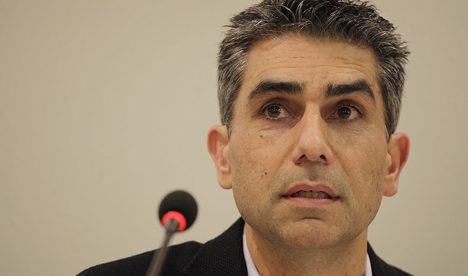 Jota, durante su comparecencia ante los medios