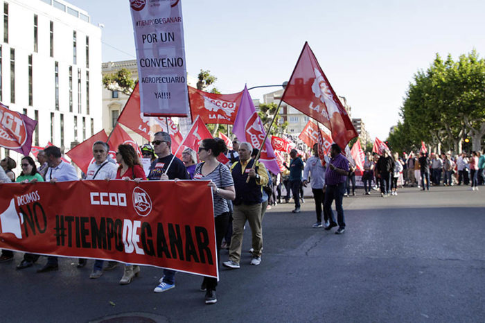 UGT y CCOO, por el derecho a la negociación colectiva
