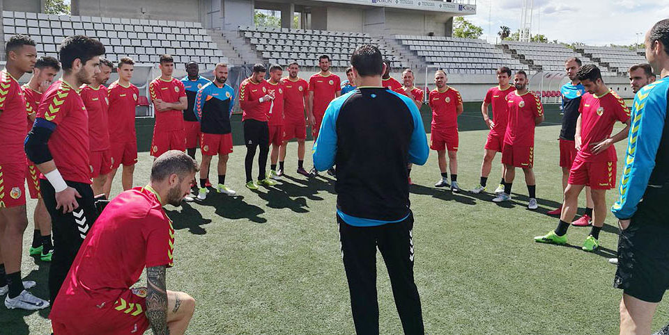 El Hospitalet catalán, rival del Náxara. / CE L'Hospitalet (Twitter)