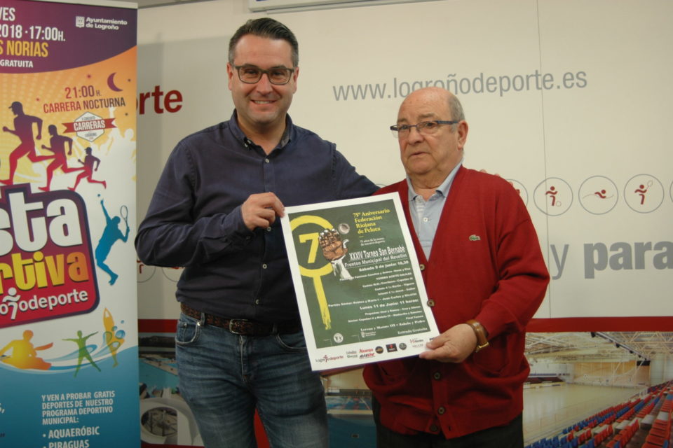 Javier Merino y Eugenio de la Riva presentan el Torneo. / NR