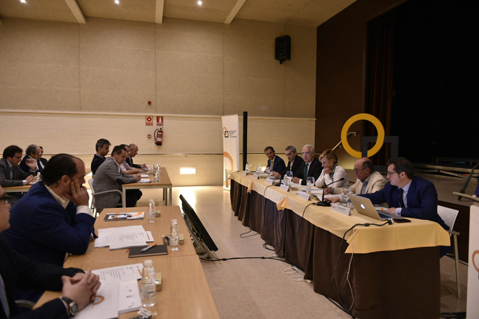 Ceniceros preside XX reunión del Patronato de la Fundación Riojana para la Innovación. / NR