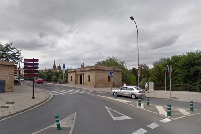 Atropellada una mujer de 69 años en el Puente de Piedra de Logroño