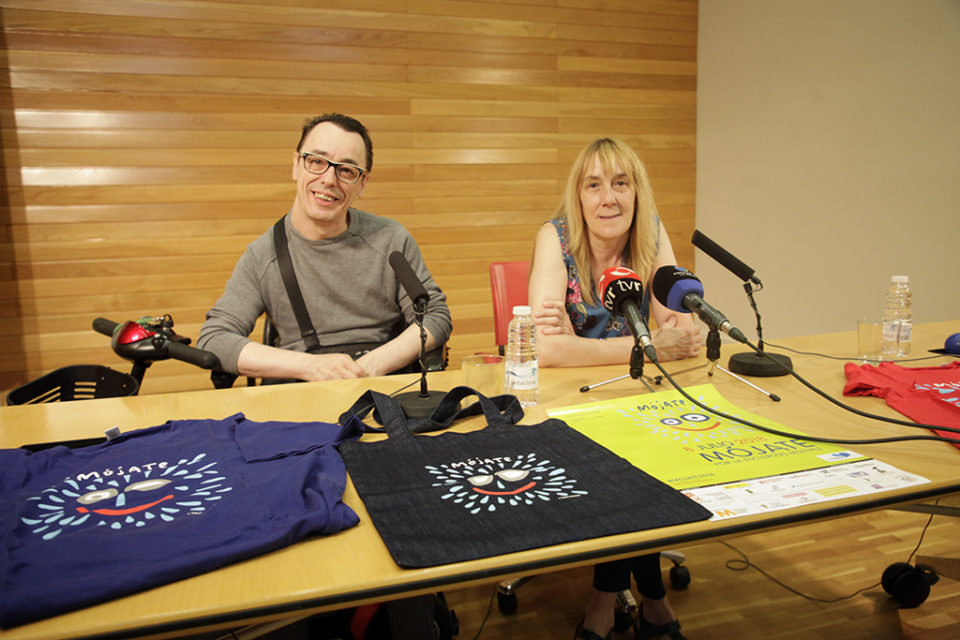 Lauro Oliván y Arancha Lasanta han presentado la iniciativa en rueda de prensa. / Clara Larrea