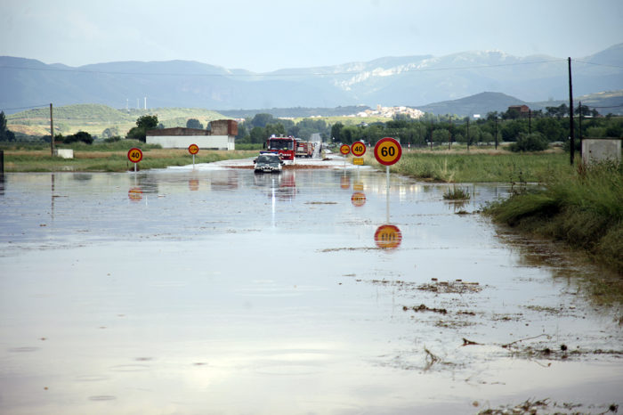 Las tormentas se ceban con La Rioja