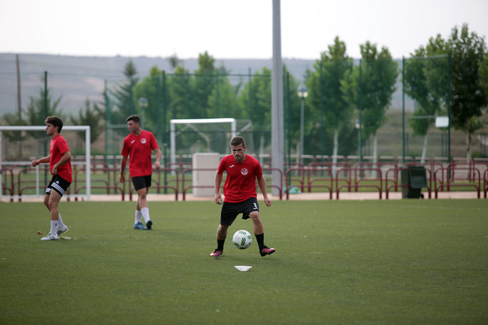 La SDL en el primer entrenamiento de la temporada pasada. / Clara Larrea