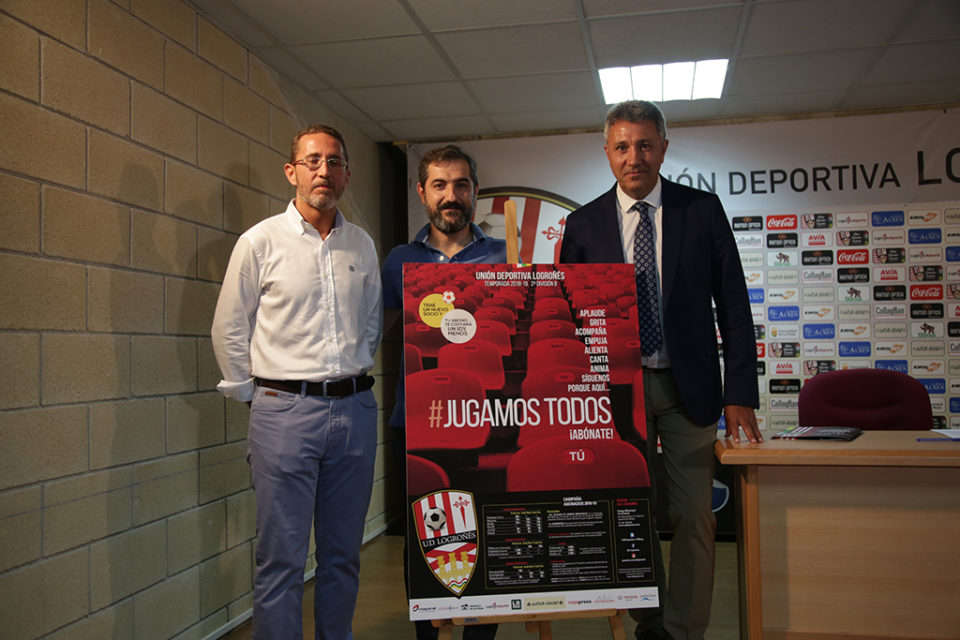 El lema ‘Jugamos Todos’ es el leitmotiv de la nueva campaña de socios blanquirroja. / Clara Larrea