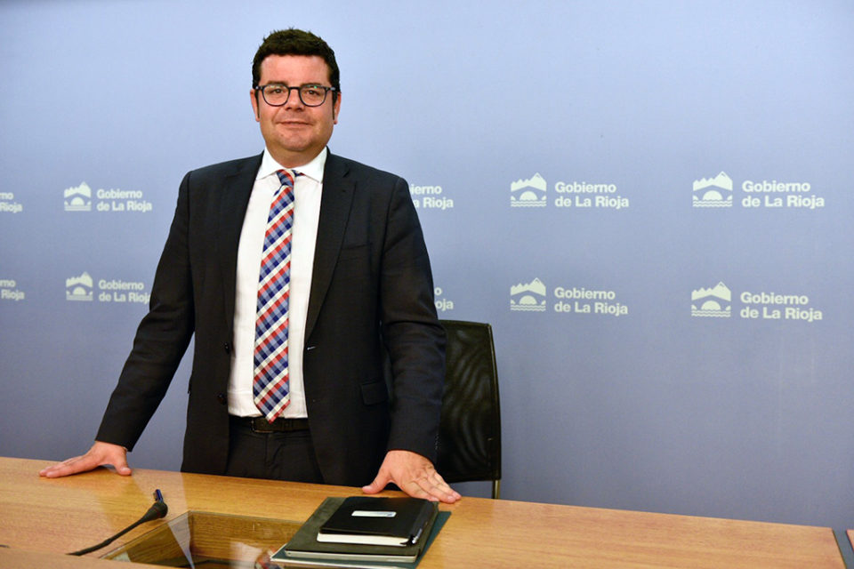 Alfonso Domínguez ha dado cuenta este viernes de los asuntos acordados por el Consejo de Gobierno. / NR