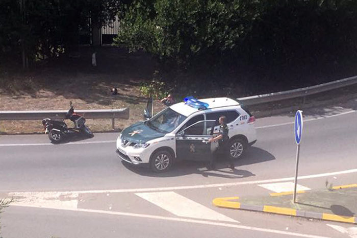 Detenidos dos menores de Logroño, uno de ellos reincidente, tras darse a la fuga en una moto robada