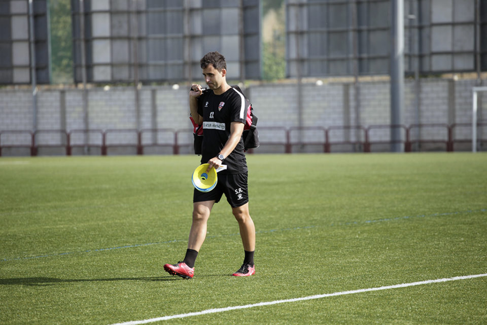Sergio Rodríguez, durante el entrenamiento del pasado martes en el Mundial. / Ingrid