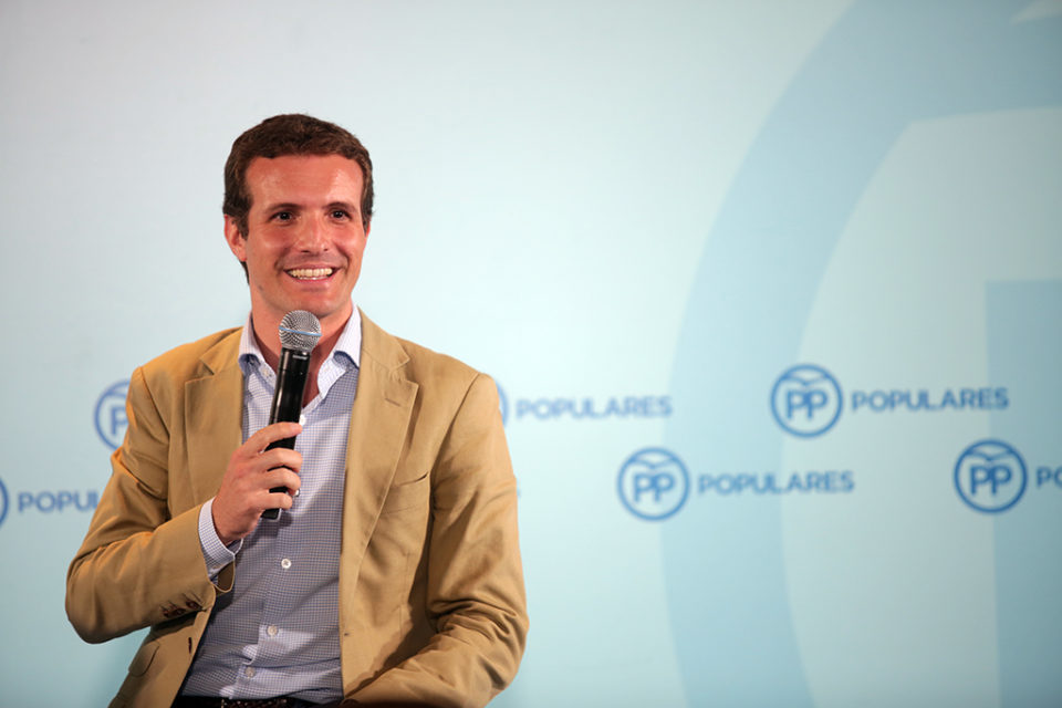 Pablo Casado, presidente del PP nacional. / Clara Larrea