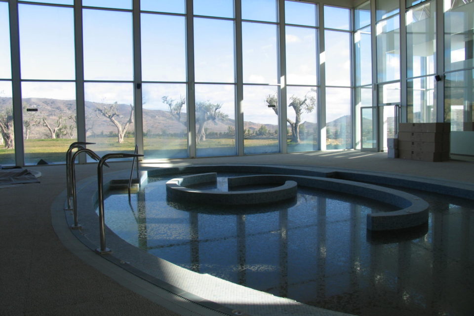 Instalaciones del centro termal de Grávalos. /NR