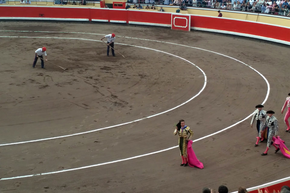 Diego Urdiales, en la plaza de Vista Alegre de Bilbao. / NR