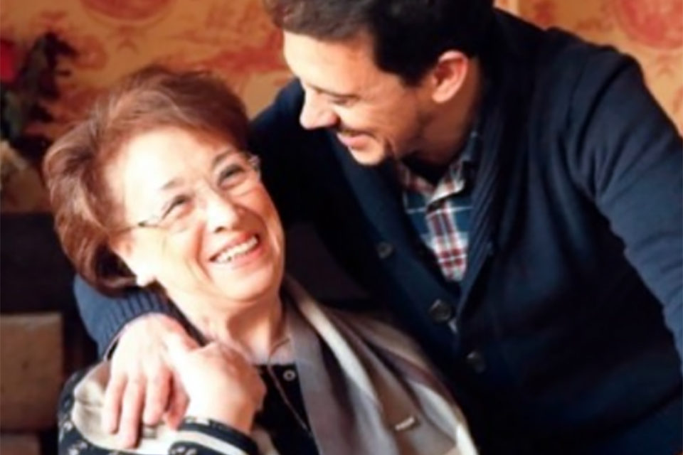 Marisa Sánchez, con su hijo, Francis Paniego. / Francis Paniego (Instagram)