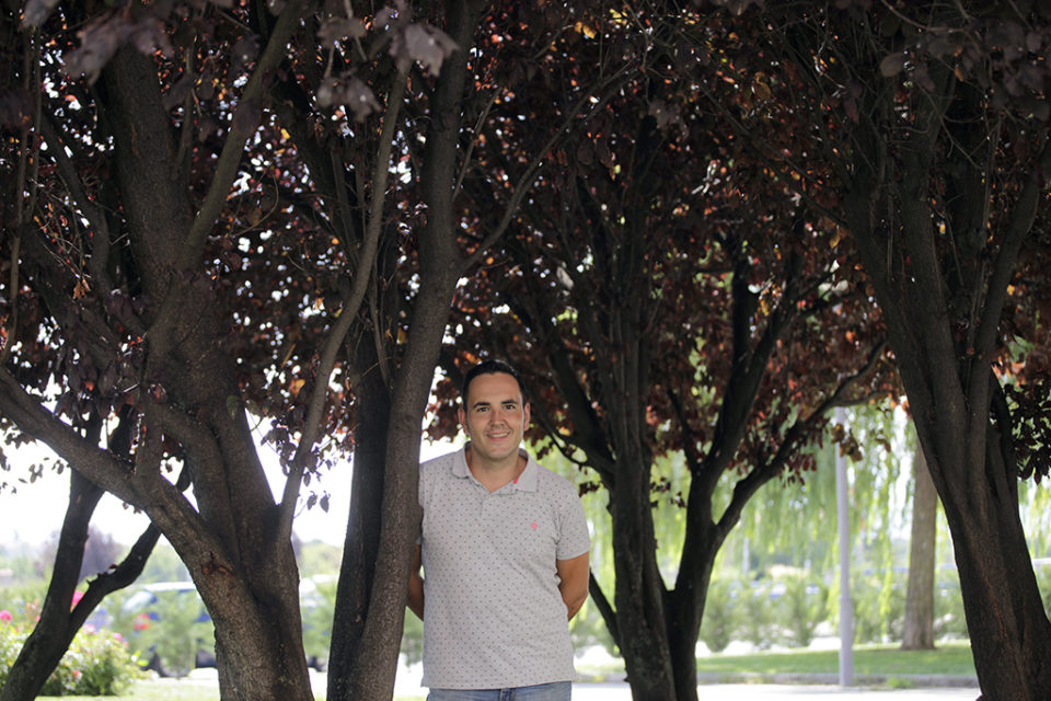 Diego Vicente, presidente de la Federación de Peñas de Logroño. / Ingrid