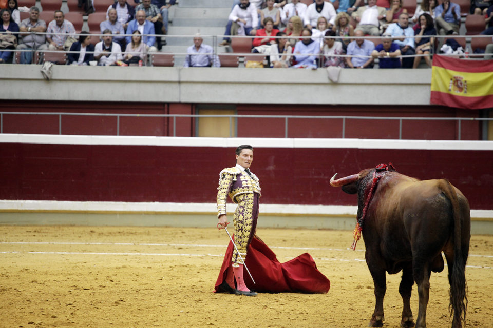 Diego Urdiales, en la plaza de toros de Logroño. / Ingrid
