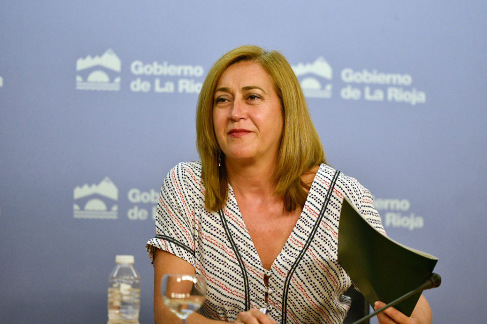 Begoña Martínez, en la rueda de prensa posterior al Consejo. / NR