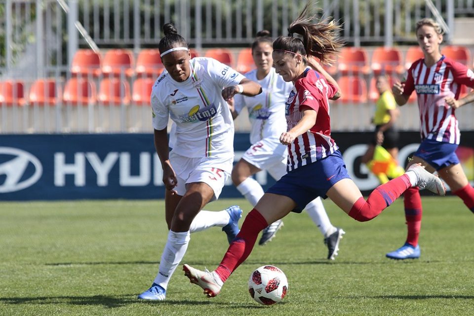 El Atlético de Madrid fue infinitamente superior al EDF Logroño. / Twitter Atlético de Madrid