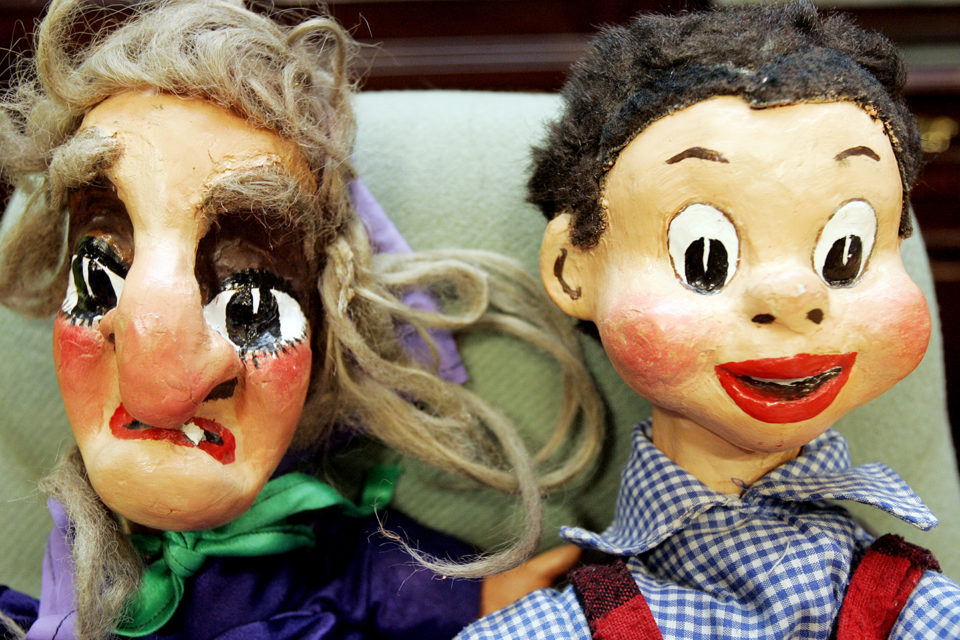 La bruja Ciriaca y Gorgorito, en Logroño. / Ingrid