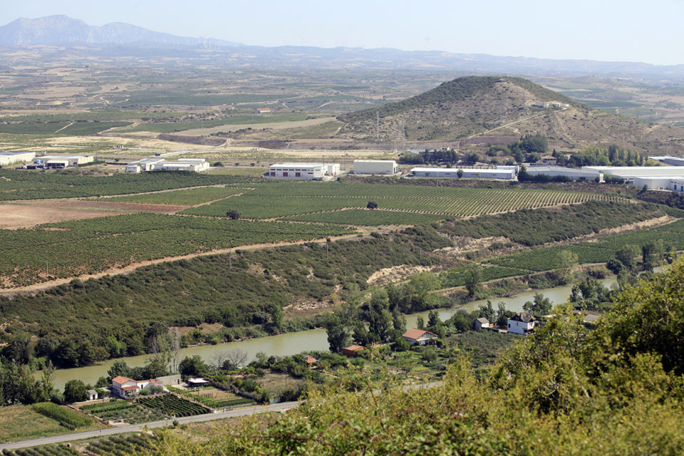 Corredor del Ebro, próximo al barrio logroñés de El Cortijo. / Ingrid