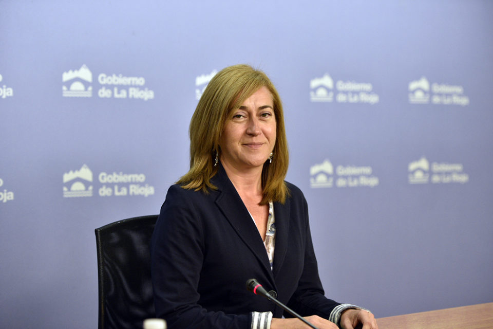 Begoña Martínez Arregui, en la rueda de prensa posterior al Consejo. / NR