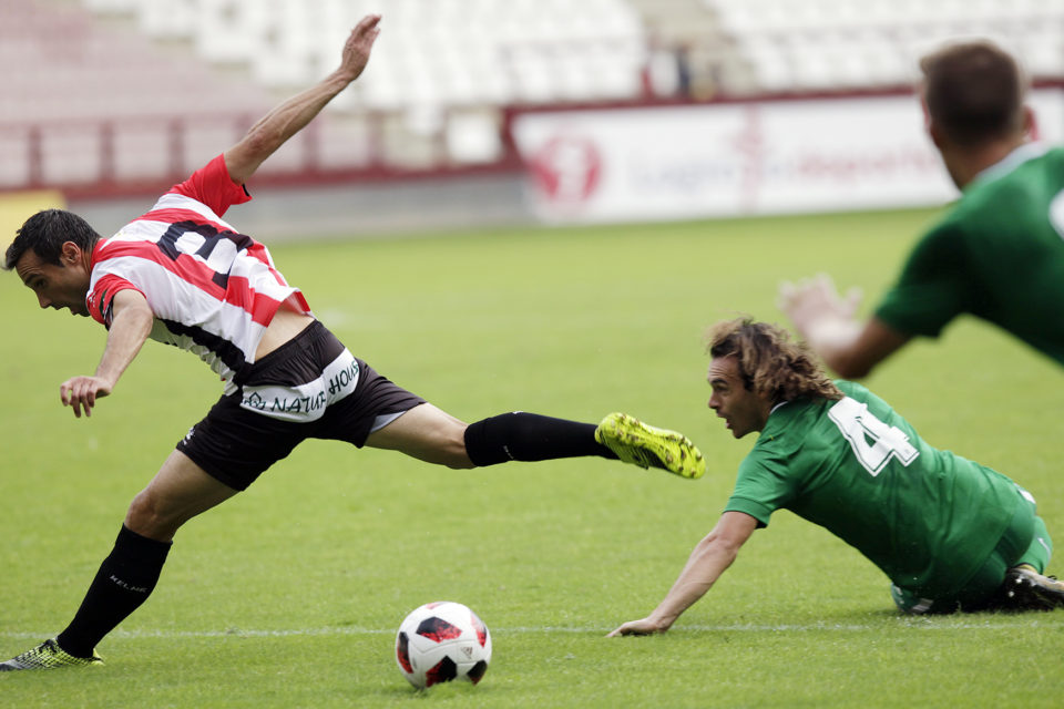 La UDL dio la cara el sábado pasado en Lezama. Los riojanos acumulan dos semanas consecutivas puntuando. / Ingrid