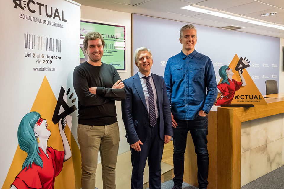 Presentación de Actual 2019, en la sala de prensa del Gobierno. / NR