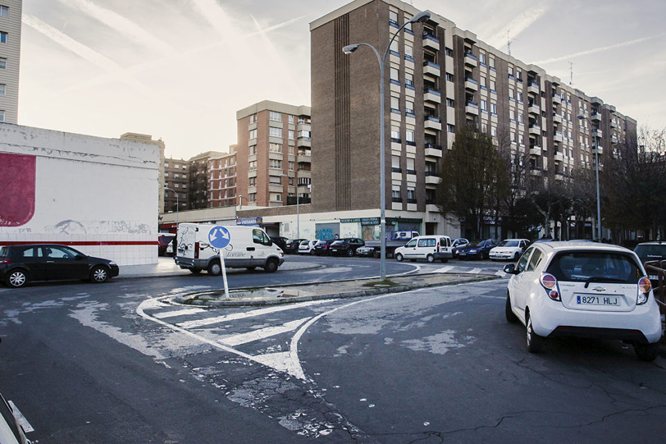 Zona de Albia de Castro que se va a remodelar. / Darío Uruñuela