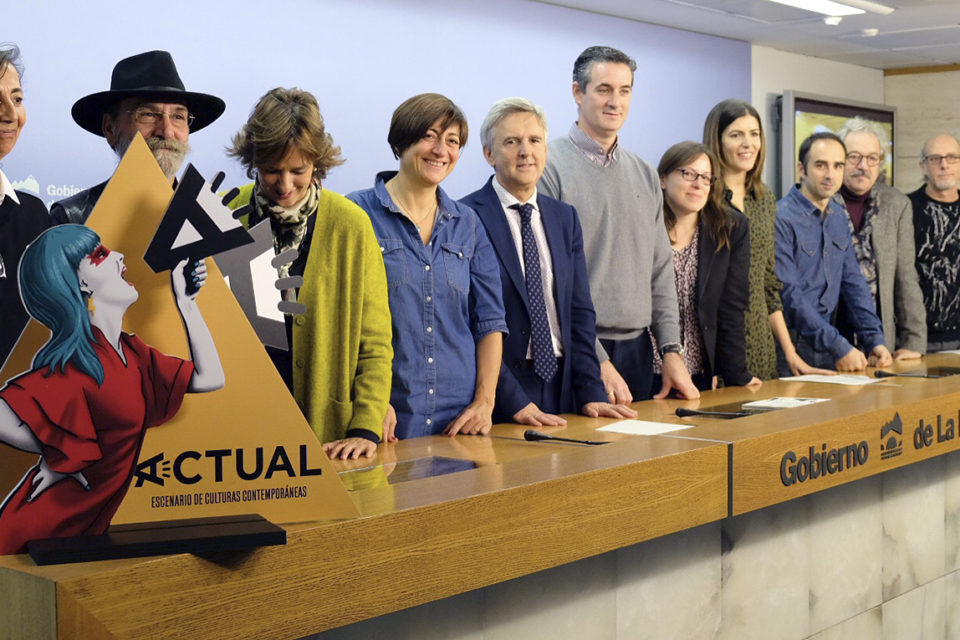 Presentación de las exposiciones de Actual y del festival FIVER. / NR