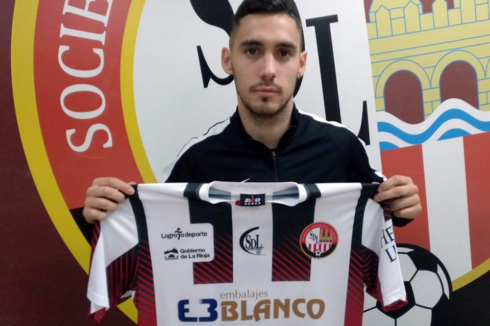 Mikel, en su presentación como nuevo jugador de la SDL. / SDL