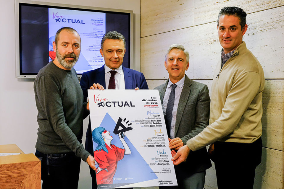 Presentación de Vive Actual en la sala de prensa del Gobierno. / Actual (Fernando Díaz)