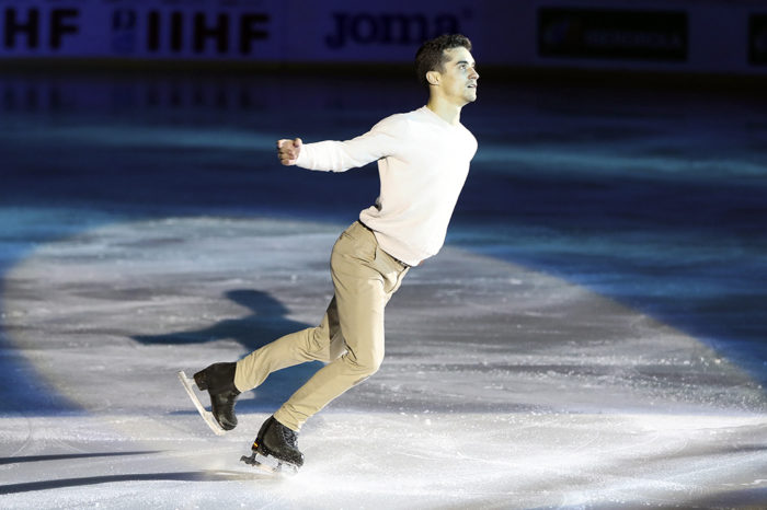 Javier Fernández se despide del público con los mejores del Campeonato España