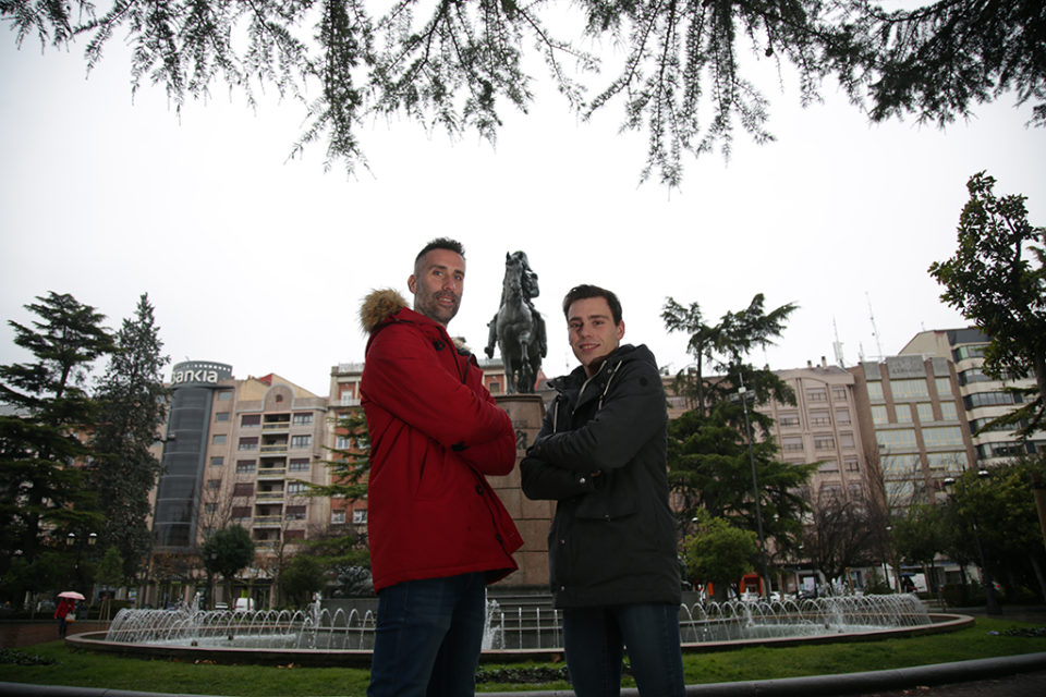 Miguel y Fermín, dos de los porteros menos goleados del fútbol español. / Clara Larrea