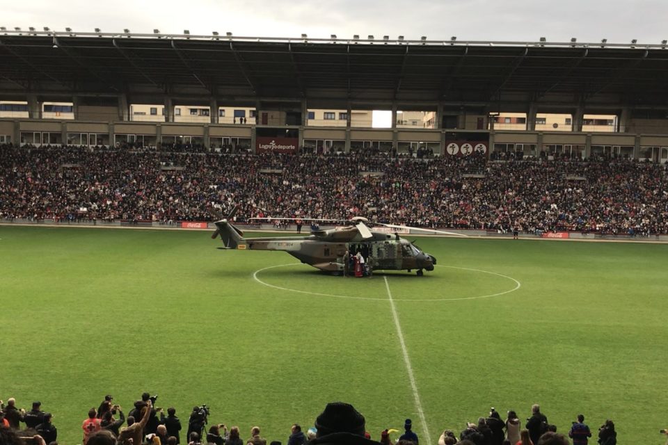 Llegada de los Reyes Magos al campo de Las Gaunas. / NR
